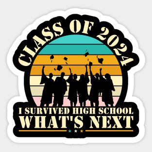 CLASS OF 2024 Sticker